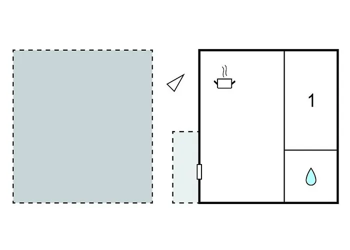 1 Bedroom Gorgeous In Zaboric-brodarica Apartment